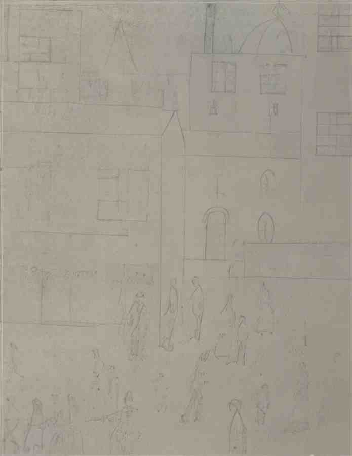 L S Lowry The Tool Shop(1) A4 Photo Print