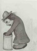 L S Lowry The Tramp, St Peters Square A4 Photo Print 1