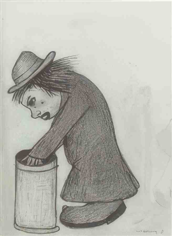L S Lowry The Tramp, St Peters Square A4 Photo Print 1