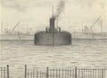 L S Lowry The Tyne Ferry, The South Shields Ferry Boat 1 A4 Art Photo Print 1