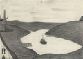 L S Lowry The Wear, Sunderland 1 A4 Art Photo Print 1