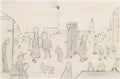 L S Lowry Townsfolk Walking 1 A4 Art Photo Print 1