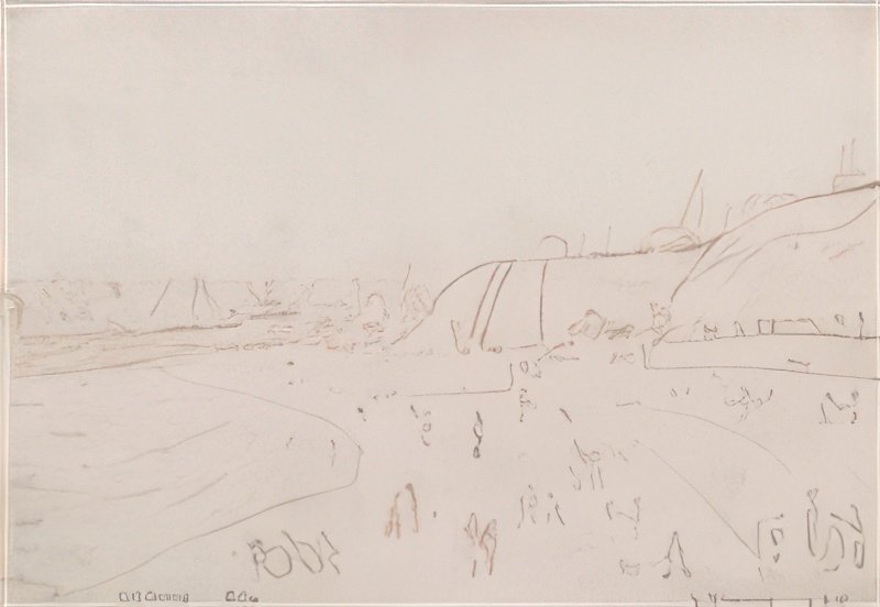 L S Lowry Untitled Beach Scene A4 Art Photo Print 1