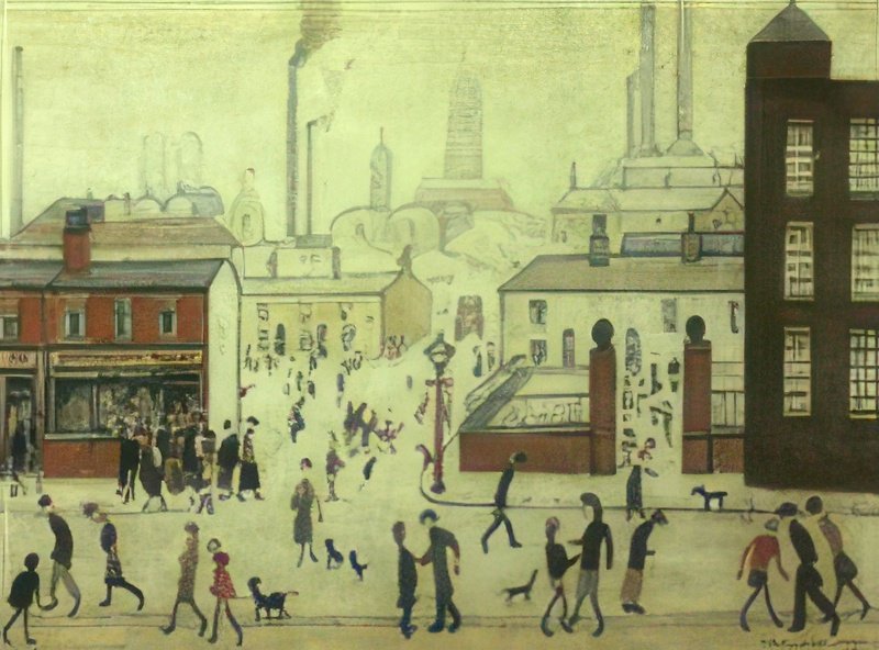 L S Lowry Up North 1 A4 Art Photo Print 1