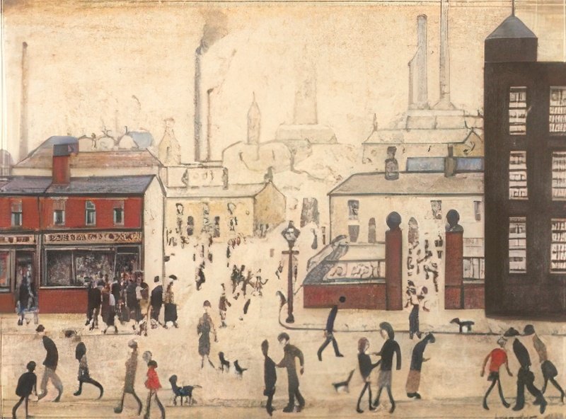 L S Lowry Up North(2) A4 Photo Print 1