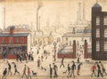 L S Lowry Up North 2 A4 Art Photo Print 1