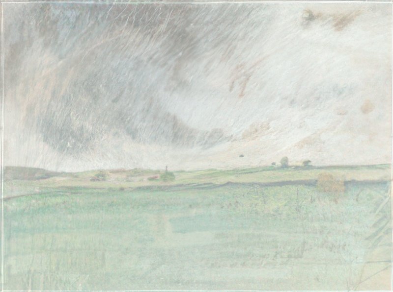 L S Lowry View Of A Farm, Pendlebury A4 Photo Print 1