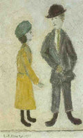 L S Lowry Waiting For An Answer 1 A4 Art Photo Print