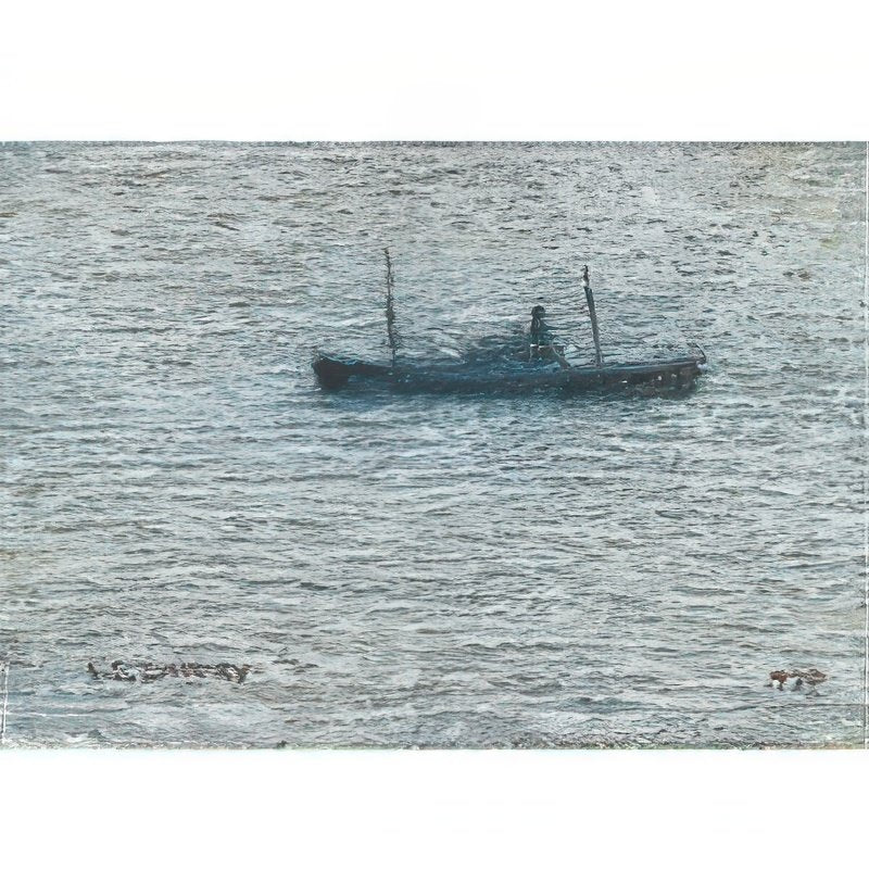 L S Lowry Waiting For The Tide, South Shields A4 Photo Print 1