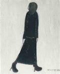 L S Lowry Woman Walking(1) A4 Photo Print