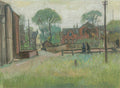 L S Lowry Worsley, South East Lancashire A4 Art Photo Print 1