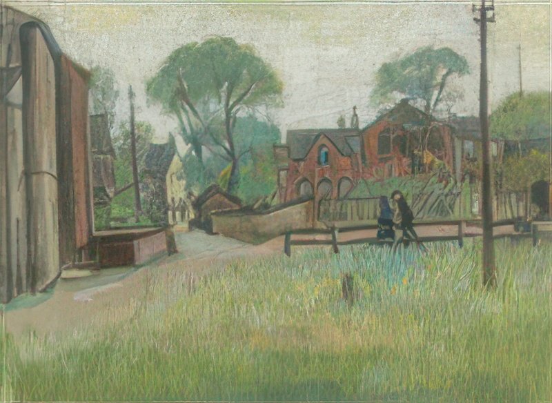 L S Lowry Worsley, South East Lancashire A4 Art Photo Print 1
