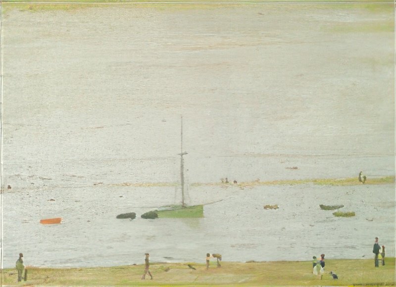 L S Lowry Yacht At Lytham(1) A4 Photo Print 1
