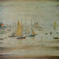 L S Lowry Yachts At Lytham 3 A4 Art Photo Print 1