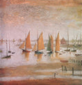 L S Lowry Yachts At Lytham(4) A4 Photo Print 1