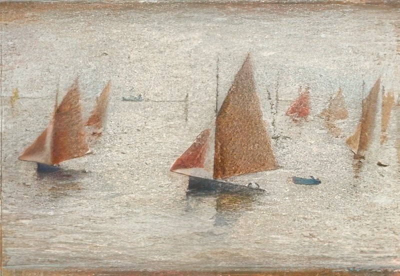 L S Lowry Yachts 1 A4 Art Photo Print 1