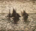 L S Lowry Yachts(2) A4 Photo Print 1