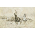 L S Lowry Yachts 3 A4 Art Photo Print 1