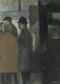 L S Lowry a board meeting Art A4 Photo Print