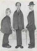 L S Lowry a church Art A4 Photo Print