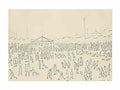 L S Lowry a corner shop Art A4 Photo Print