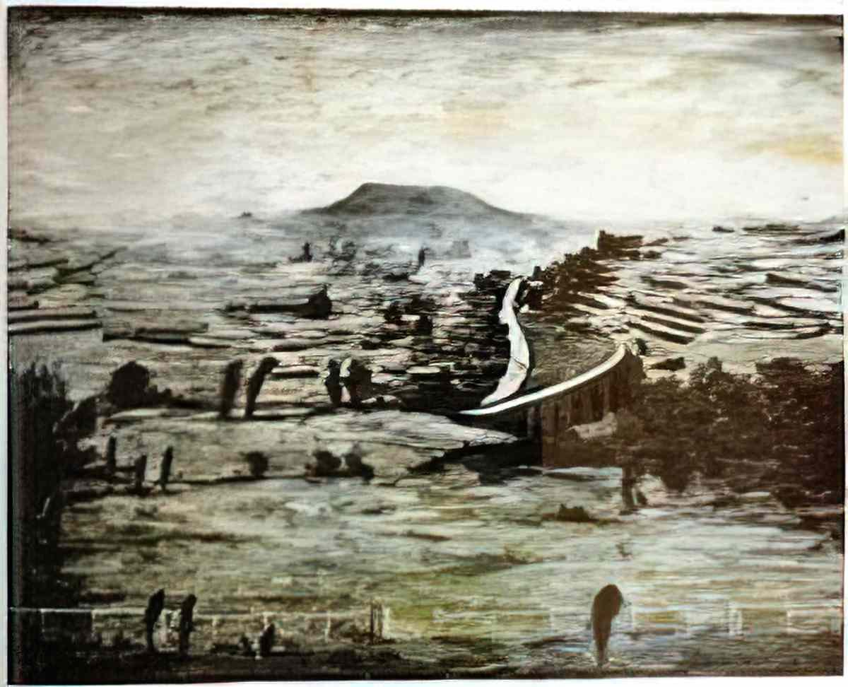 L S Lowry a cricket match1 Art A4 Photo Print