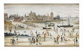 L S Lowry a family of three 2 Art A4 Photo Print