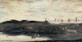 L S Lowry a football match Art A4 Photo Print