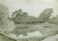L S Lowry a footbridge1 Art A4 Photo Print