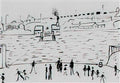 L S Lowry a group of figures2 Art A4 Photo Print