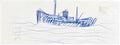 L S Lowry a group of people 2 Art A4 Photo Print