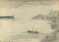 L S Lowry a group of seven Art A4 Photo Print