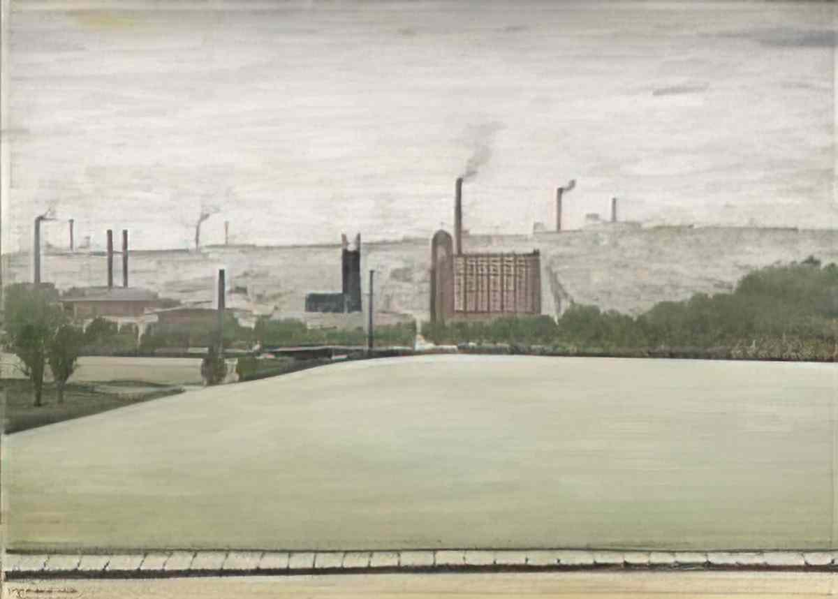 L S Lowry a house2 Art A4 Photo Print
