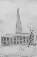 L S Lowry a manufacturing town 1922 Art A4 Photo Print