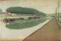 L S Lowry a quarrel Art A4 Photo Print