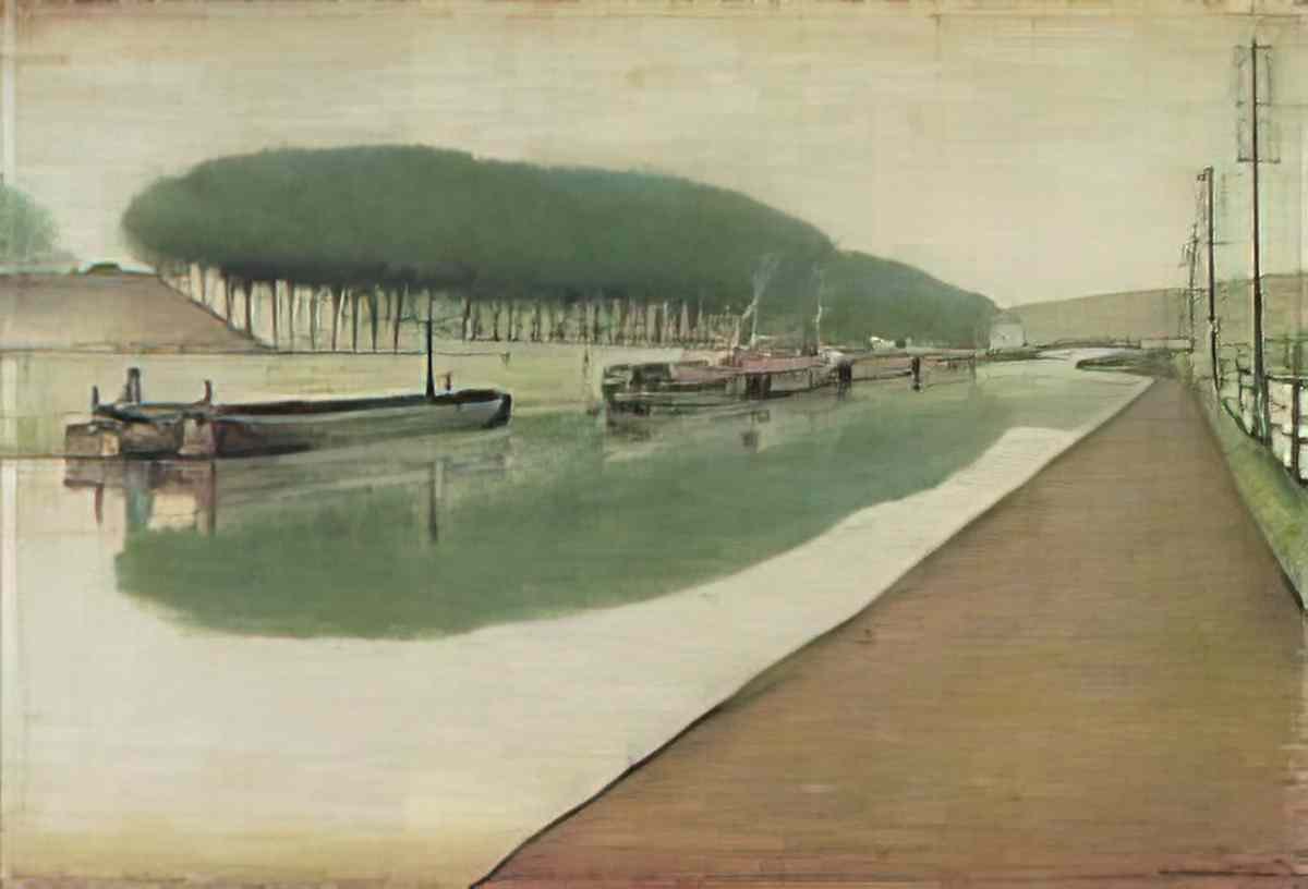 L S Lowry a quarrel Art A4 Photo Print