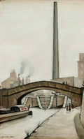 L S Lowry a removal Art A4 Photo Print