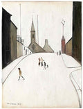 L S Lowry all saints newcastle1 Art A4 Photo Print