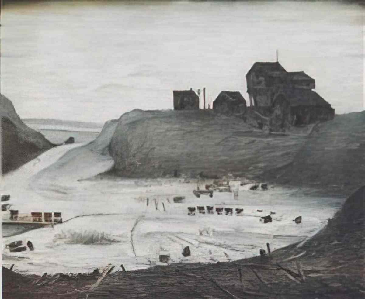 L S Lowry animal study1 Art A4 Photo Print