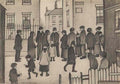 L S Lowry at the pit head Art A4 Photo Print