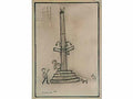 L S Lowry at the seaside Art A4 Photo Print