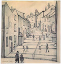 L S Lowry at the seaside4 Art A4 Photo Print