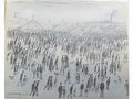 L S Lowry bandstand peel park 1928 Art A4 Photo Print