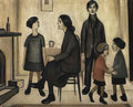 L S Lowry basingwerk abbey holywell rhyl Art A4 Photo Print