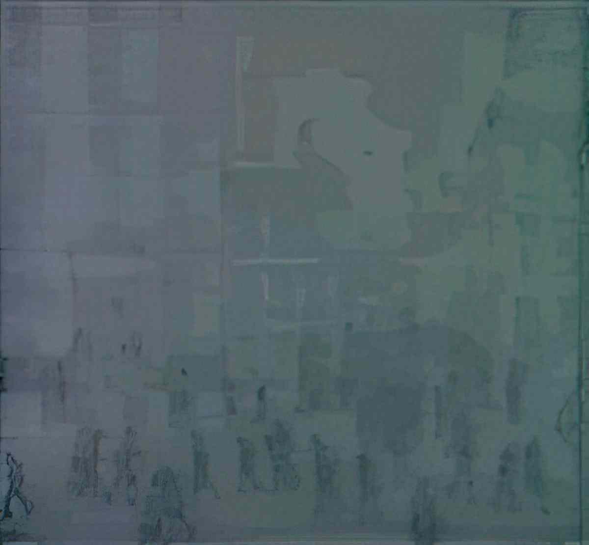 L S Lowry bath chair Art A4 Photo Print