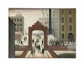 L S Lowry beach scene7 Art A4 Photo Print