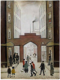 L S Lowry berwick upon tweed Art A4 Photo Print