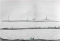 L S Lowry black cat Art A4 Photo Print