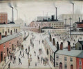 L S Lowry blaenau ffestiniog Art A4 Photo Print