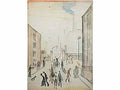 L S Lowry boat at sea Art A4 Photo Print